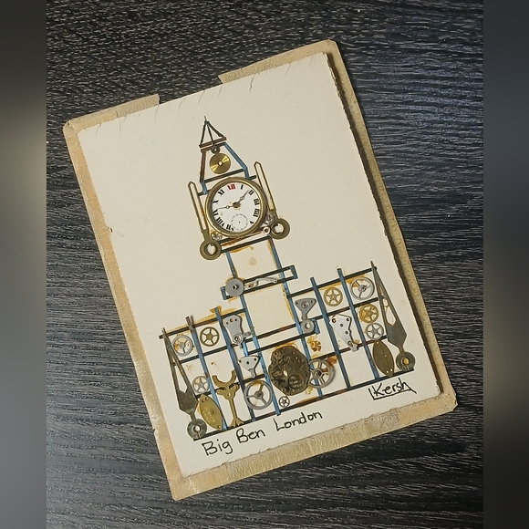 Vintage L. Kersh of London Horological Collage of Big Ben London - Picture 1 of 12